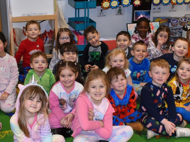 Colourful characters from World Book Day.