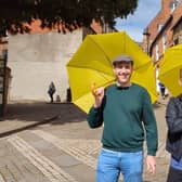 Brant Clayton (left) and Matthew Thomas from Lincoln Free Walking Tour
