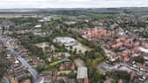 An aerial view of the flooding around Horncastle | Photo: TheDroneMan.net