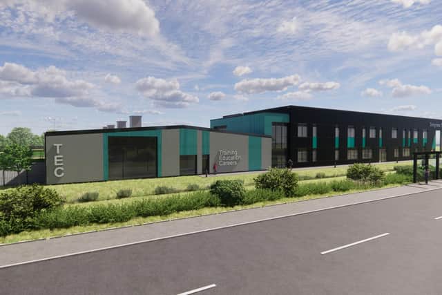 Work is underway on a new campus for Skegness TEC