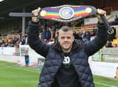 Callum Johnson with his Commonwealth belt.