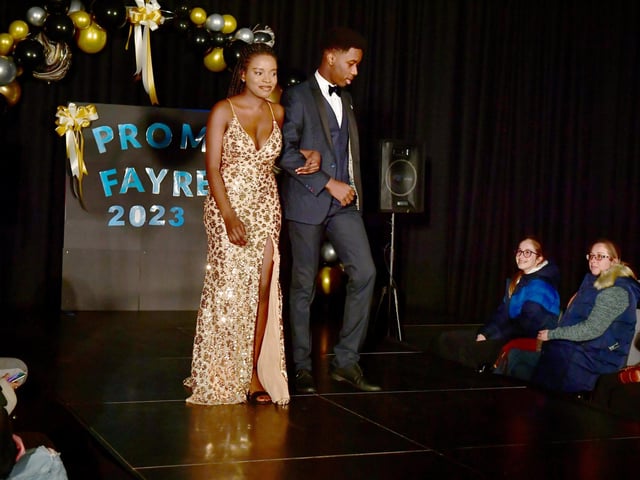 Victoria Adewuyi (head girl) and Carlos Cardoso.