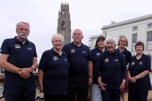 Pictured (from left) Rex Blanchard-Smith (secretary), Margaret Langford (chairman), Rob Langford (box secretary), Tracy White (committee), Ruth Street (treasurer), Kim Blanchard-Smith (recycling & Betty’s Pots coordinator), and April Watkin (committee).