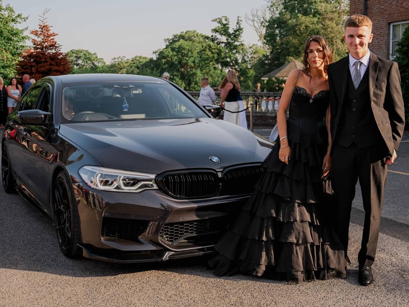 More matching outfits and motors at Louth Academy prom.