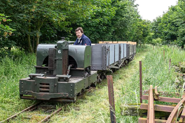 About to return to the task they were built for 108 years ago during World War One, transporting materials across muddy, rain-soaked ground. Photo: Dave Enefer/LCLR