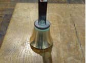 One of the handbells stolen from Wragby church.