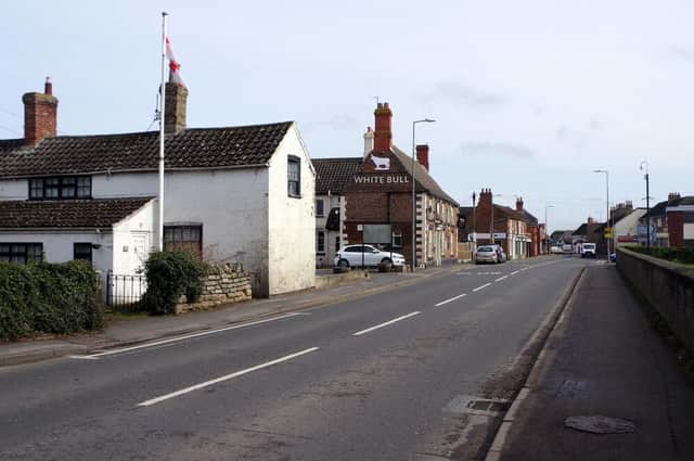 The fire broke out on High Street, Coningsby (PHOTO BY: Stephen McKay)