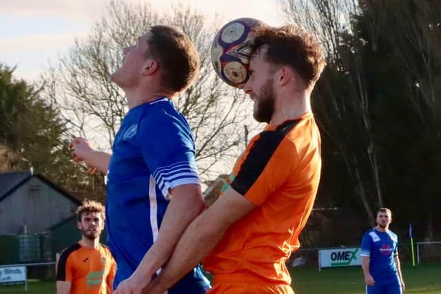 Opening Louth scorer Harry Jacklin in action against Athersley on Saturday.