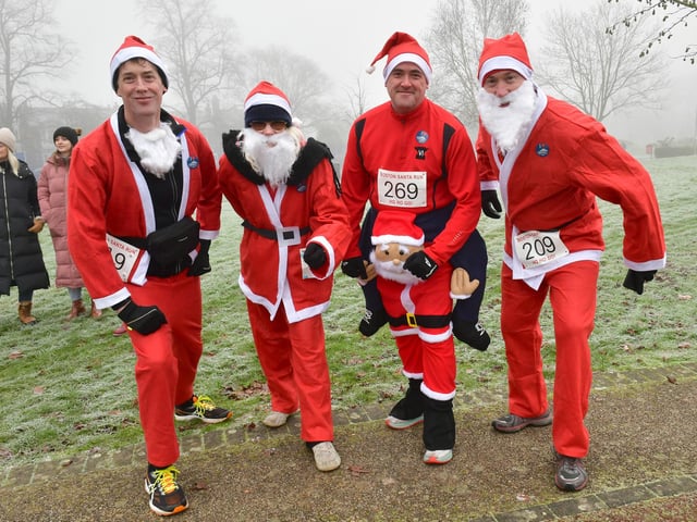 Pictured, from left: Rees Leggate, Gayle Leggate, James Henry and Jody Leggate.