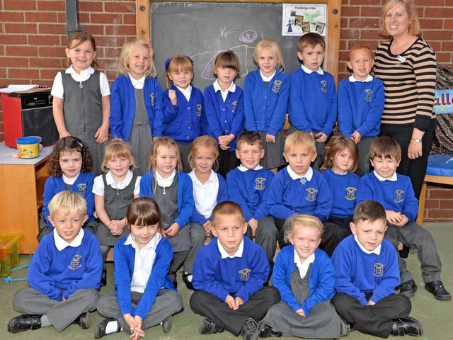Members of Tattershall Primary School’s latest reception class posing for the Horncastle News 10 years ago as part of its round-up of new starters at the area’s schools.
