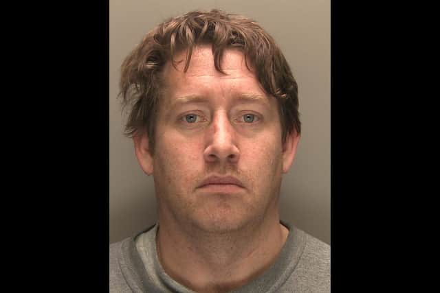 Jailed for four years ... Richard Tyrrell, of no fixed abode. Picture: Lincolnshire Police