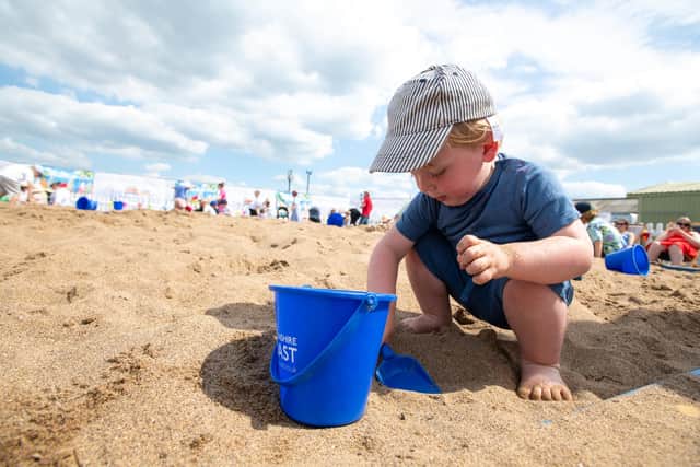 The beach is back at the Lincolnshire Show.