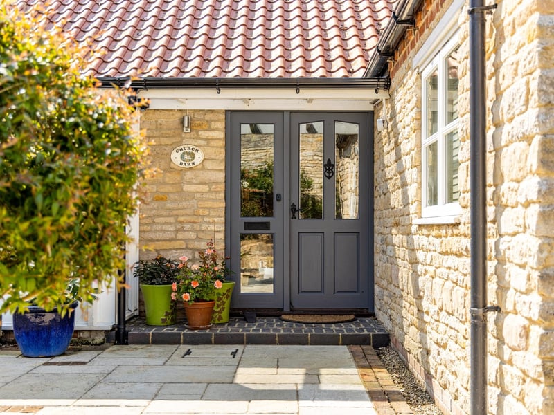The front door.