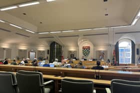 Thursday's SKDC Cabinet meeting. Photo: James Turner