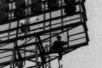 Another photo from the Boston Standard archives, this time from the summer of '69. This shows 80-year-old Len Kirkham climbing to the top of one of the floodlights at Boston United’s ground for a bet. It took him less than three minutes to conquer the tower, which he put down to a life working in the building trade. Mr Kirkham still worked five days a week in the industry.
