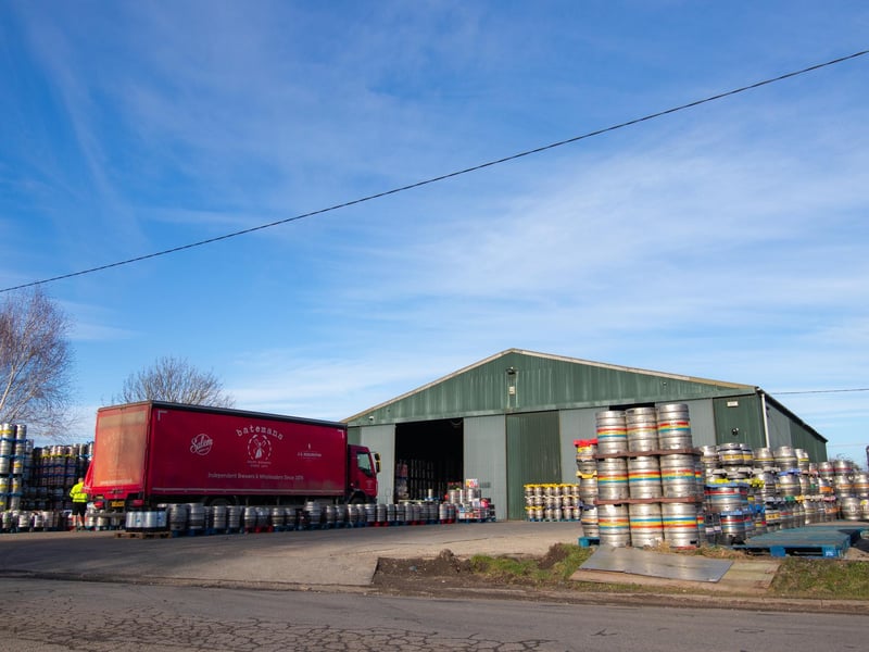 The warehouse at Bateman's.