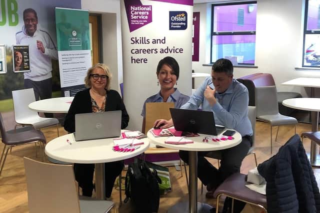 Careers advisers at One NK this week