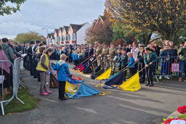 The Standard Bearers of the youth organisations.