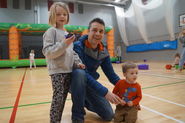 The Best family from Scothern – Dave, Alicia and Morgan – were on their visit visit to the centre.