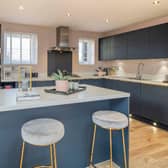 BN - A typical kitchen at a Barratt Homes' at Bourne property