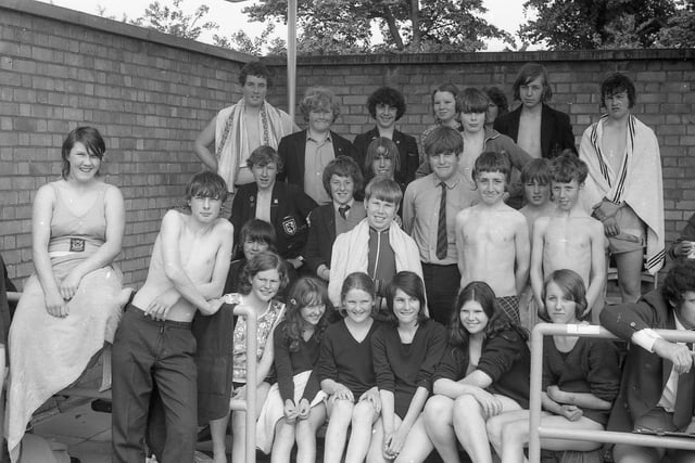 Swimmers from Donington Cowley School