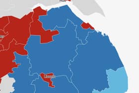 Greater Lincolnshire results map