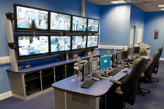 Boston's CCTV suite.