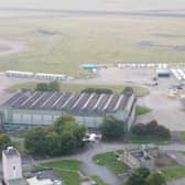 Temporary buildings at RAF Scampton. (Photo by: Chris Gresham/Local Democracy Reporting Service)