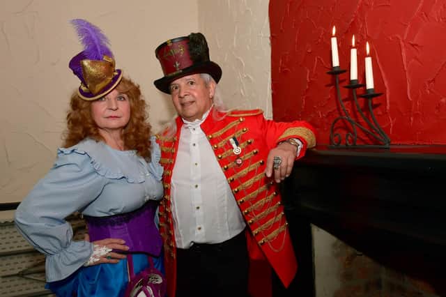 Christina Ruby Willow - organiser of East Coast Steampunks, with her husband Danté Prince at a recent event.