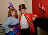 Christina Ruby Willow - organiser of East Coast Steampunks, with her husband Danté Prince at a recent event.