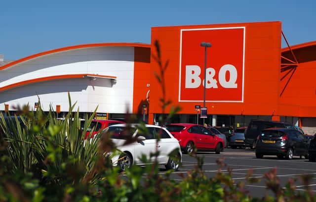 B&Q stores have reopened