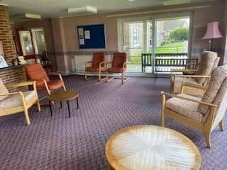 The communal lounge is one of the spaces that will be modernised