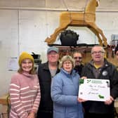 Men in Sheds Barton received the donation from Yorkshire Building Society Charitable Foundation.