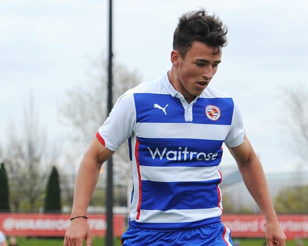 Lewis Collins in action during his time at Reading.