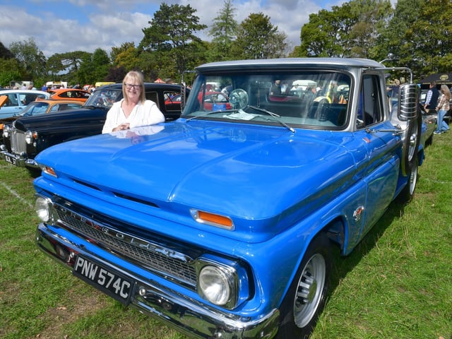 Karen Bell of Ewerby with her 1965 Chevrolet C20 truck