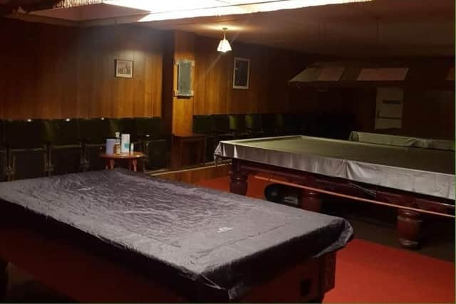 Market Rasen's 'Retro' Snooker Club room. Image: Eve Bennett