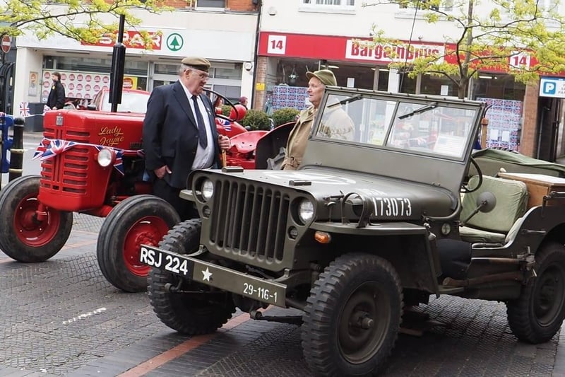 A veteran and a re-enactor.