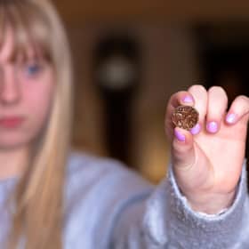 The rare 2,000-year-old coin, minted in Sleaford and found by a detectorist in East Yorkshire, is going up for auction. Photo: Newman Walker