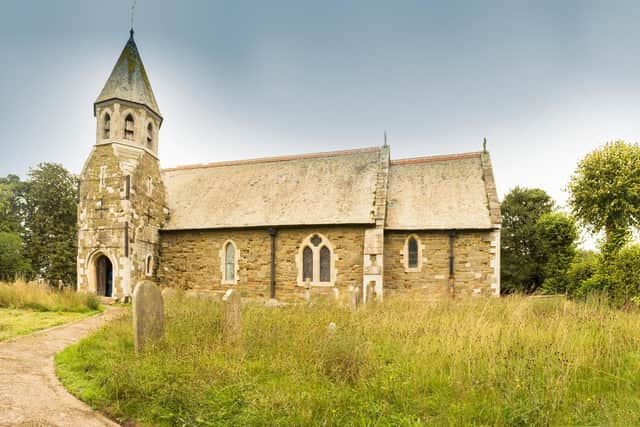 How the church looked before the tower collapsed. (PHOTO BY: National Churches Trust)