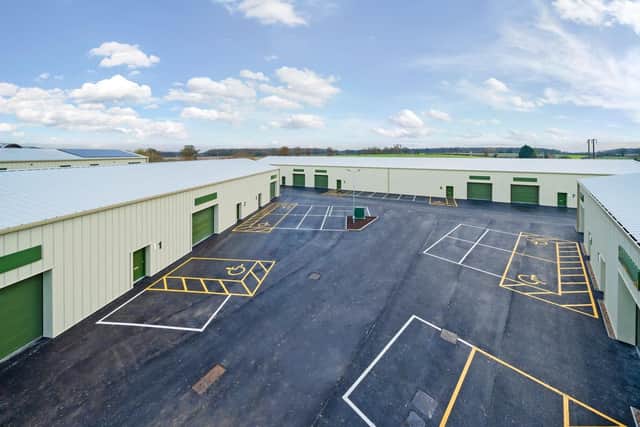 Construction at new business park, Wharton Place in Gainsborough, is now complete