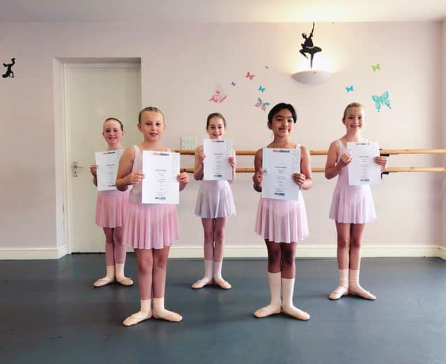 Dance 10's Primary Ballet students.