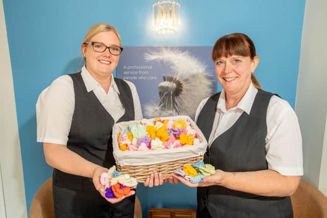 Lucy Hunter and Chris Raithby from Sutton on Sea Funeral Home for Baby Loss Awareness