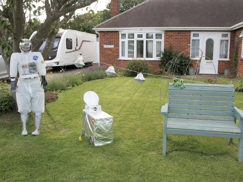 An out-of-this-world entry, complete with flying saucers and little green men.