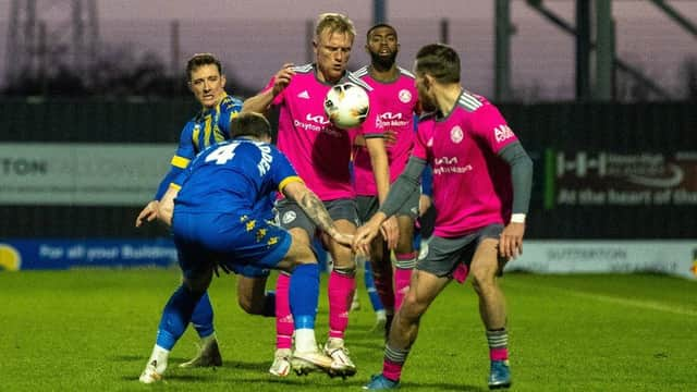 It was a disappointing day for Boston United.