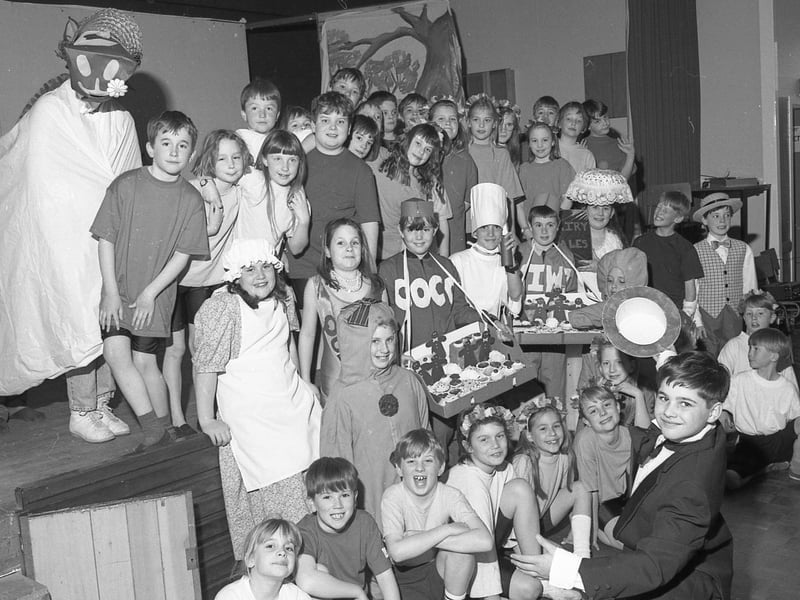 Quadring School staging its concert, The Gingerbread Men, at the village's church hall.