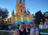 The Lingards visiting DisneyWorld Florida.