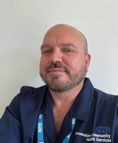 Mark Salisbury, clinical services lead at the Spalding Urgent Treatment Centre, part of Lincolnshire Community Health Services NHS Trust (LCHS).