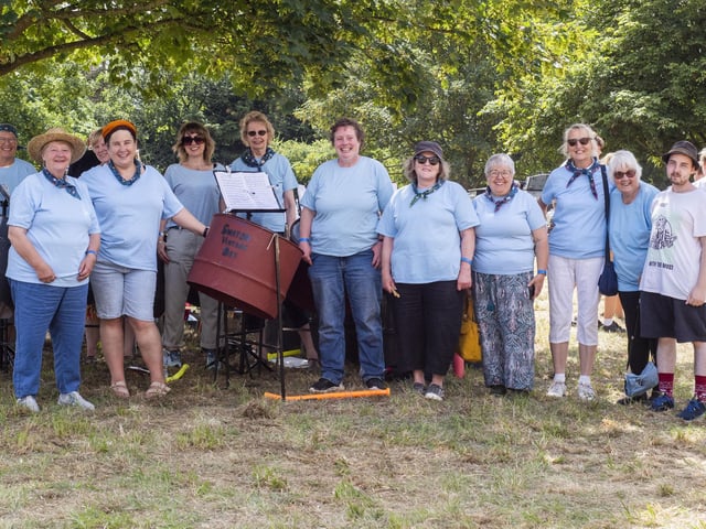 The Pilgrims steel band, which is based in Swaton. Photo: Holly Parkinson
