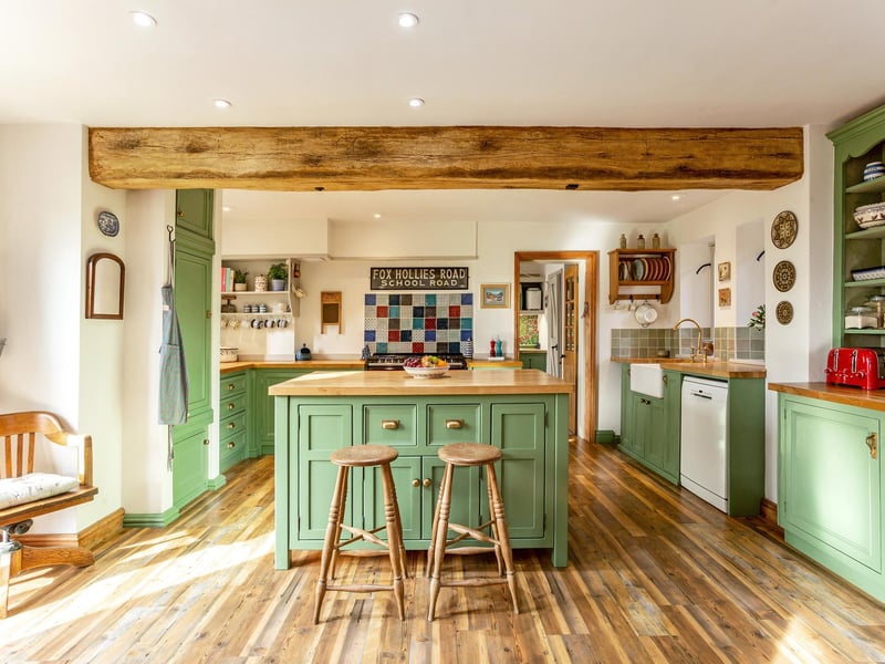 The kitchen.