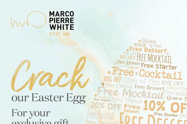 There are some cracking offers this Easter at Marco Pierre White's Lincoln restaurant